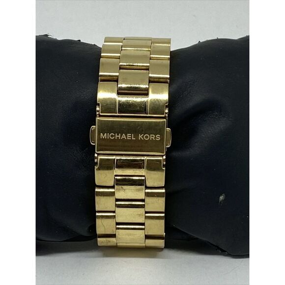 Michael Kors Runway MK5055 Unisex Gold Stainless Steel Analog Dial Watch WFH98 - Picture 6 of 12